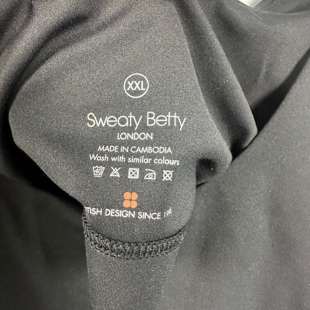 Sweaty Betty Stamina Seamless Sports Bra - Black - Picture 5 of 6